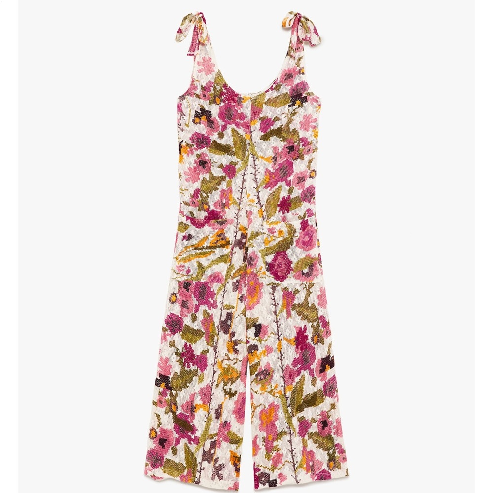 Zara flowered romper